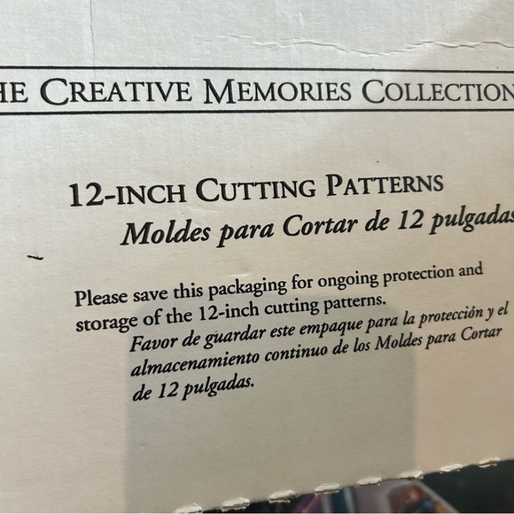 Creative Memories Bundle of New 12” cutting system, page protectors, oval cutter - Picture 8 of 15
